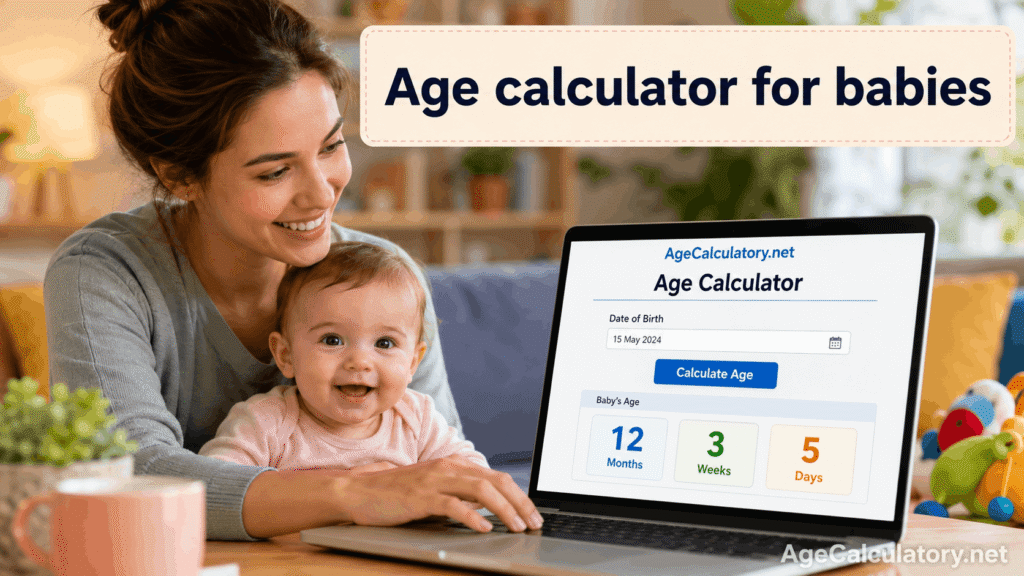 Age Calculator for Babies - Age Calculator by AgeCalculatory.net