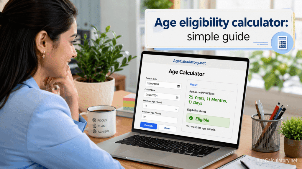 Age Eligibility Calculator Simple guide - Age Calculator by AgeCalculatory.net