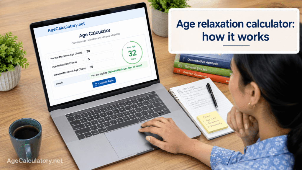 Age Relaxation Calculator How It Works - Age Calculator by AgeCalculatory.net