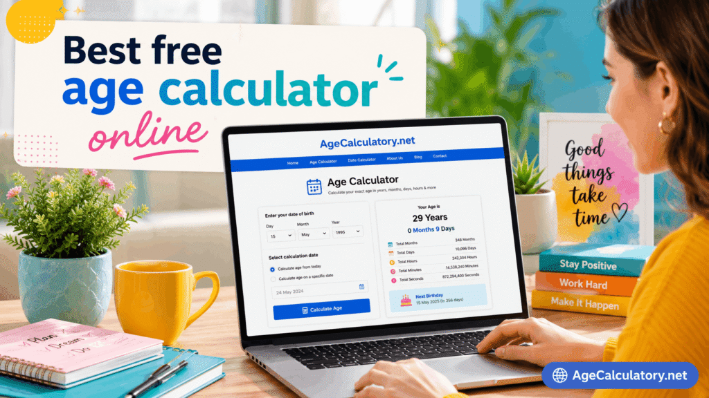 Best Free Age Calculator Online - By AgeCalculatory.net