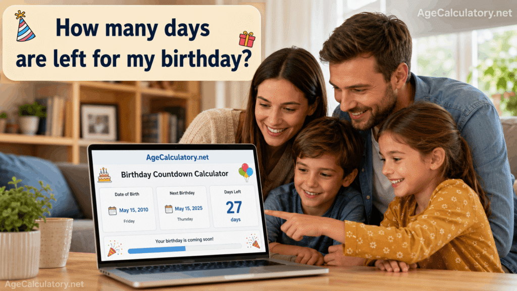 How Many Days are Left for My Birthday - Birthday Countdown Calculator by AgeCalculatory.net