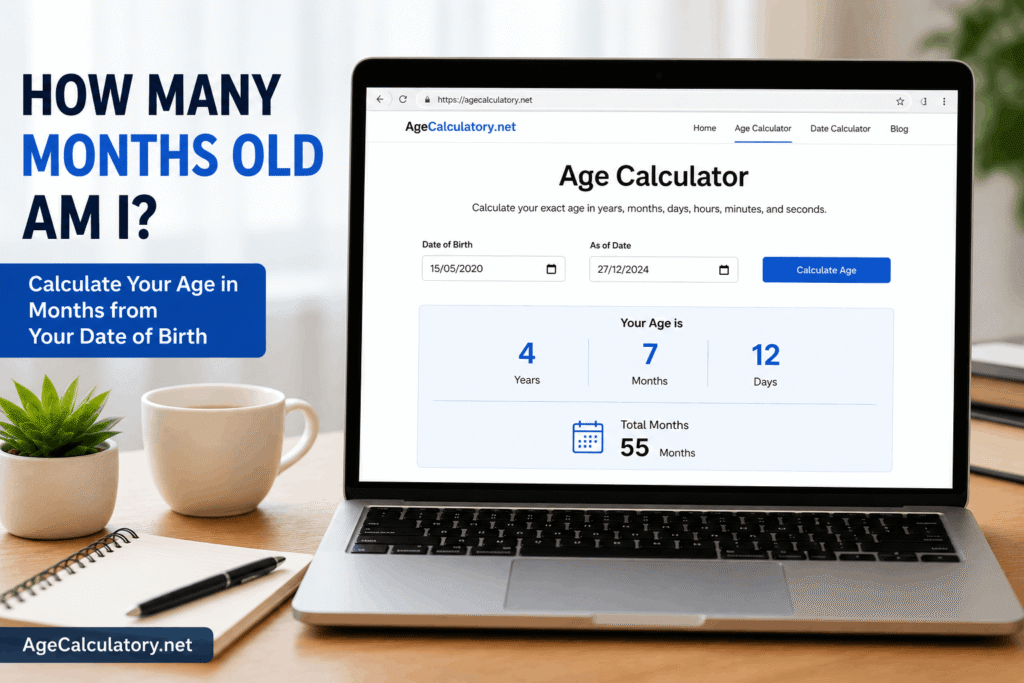 How Many Months Old am I - Age Calculator by AgeCalculatory.net