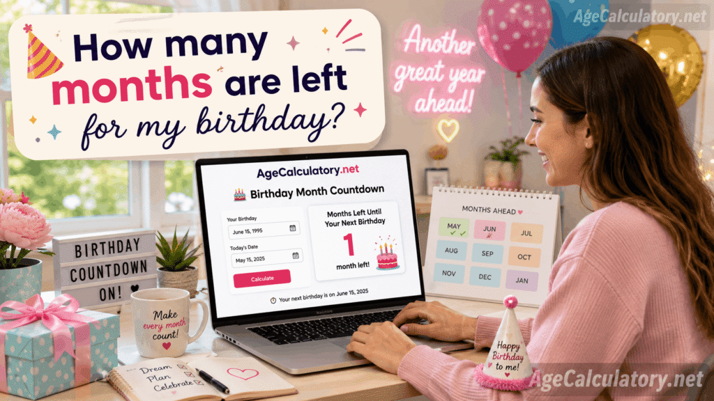 How Many Months are Left for My Birthday - Age Calculator by AgeCalculatory.net