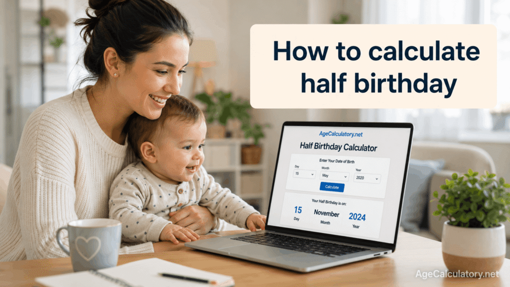 How to Calculate Half Birthday - Half Birthday Calculator by AgeCalculatory.net