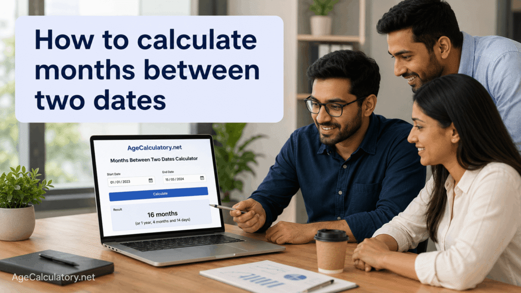 How to Calculate Months Between Two Dates - Months Difference Calculator - Age Calculator by AgeCalculatory.net