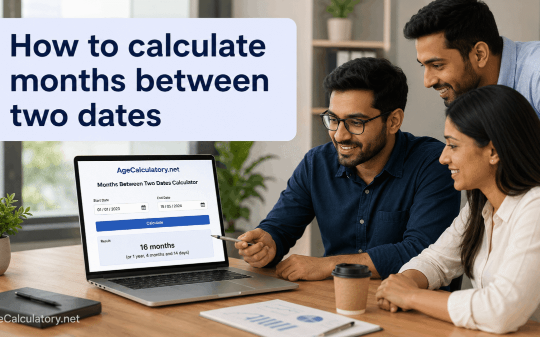 How to Calculate Months Between Two Dates - Months Difference Calculator - Age Calculator by AgeCalculatory.net