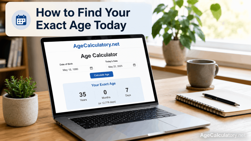 How to Find Your Exact Age Today - Age Calculator by AgeCalculatory.net