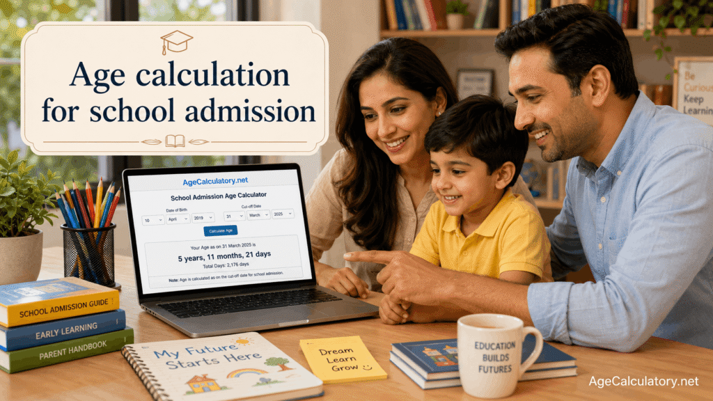 School Admission Age Calculator by AgeCalculatory.net