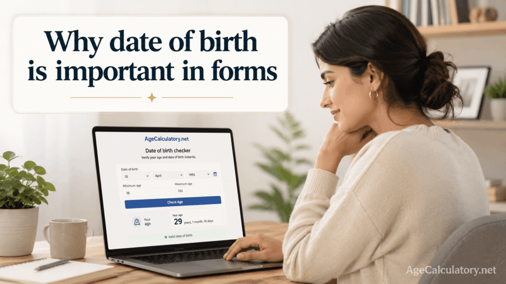 Why Date of Birth is Important in Forms - By AgeCalculatory.net