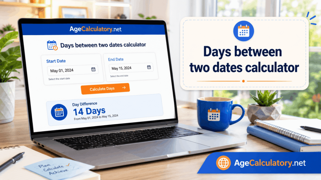 Days Between Two Dates Calculator - Age Calculator by AgeCalculatory.net