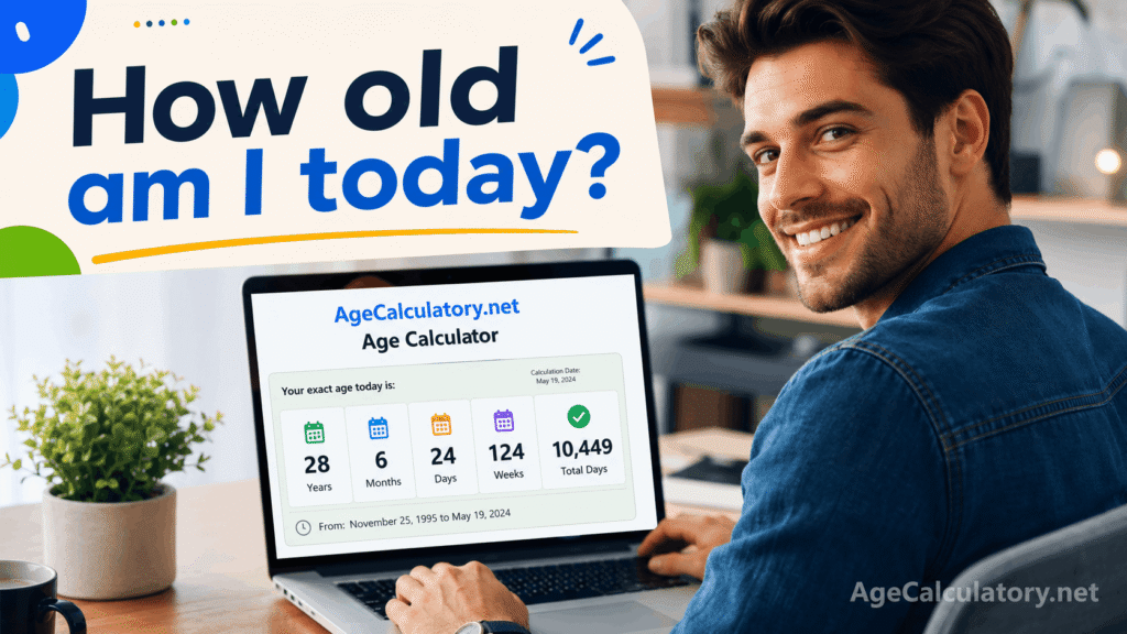 How Old Am I Today - Age Calculator by AgeCalculatory.net