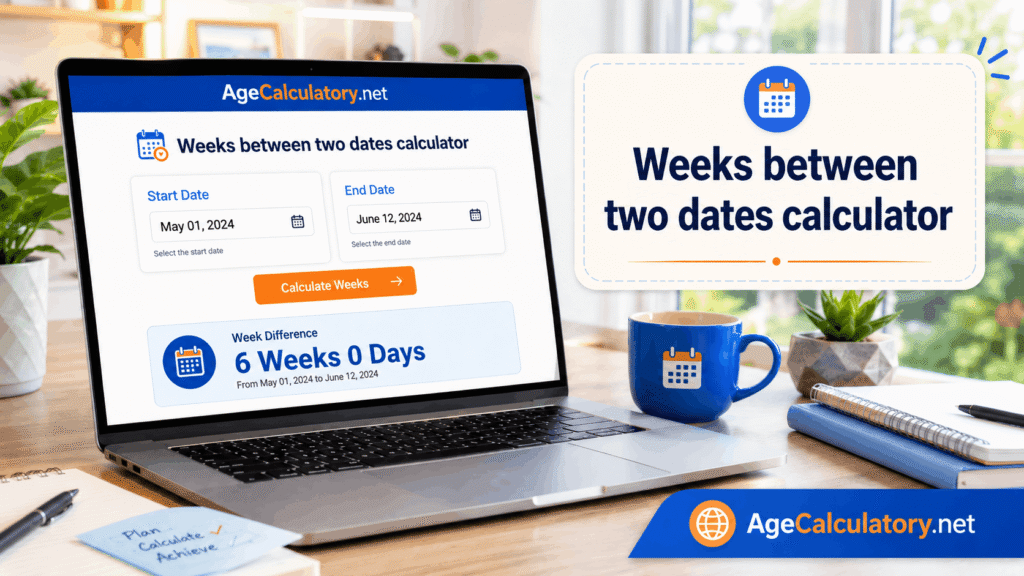 Weeks Between Two Dates Calculator