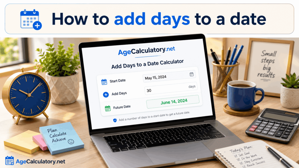 How to Add Days to a Date - Age Calculator by AgeCalculatory.net